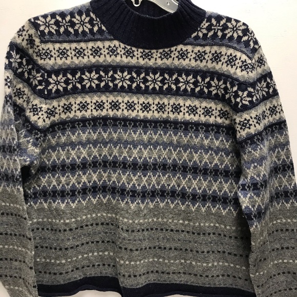 Woolrich Sweaters | Woolrich Bluetan Ski Sweater in Nordic Pattern | Color: Blue | Size: M | Pm-97084034's Closet